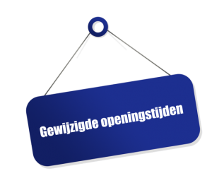 Gewijzigde Openingstijden